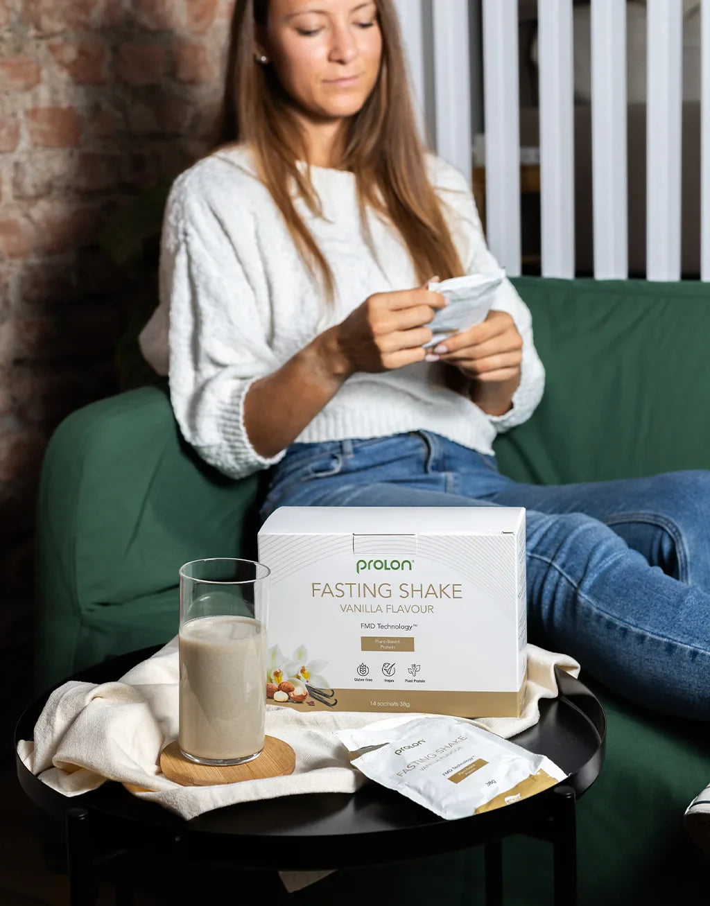 Fasting Shake nutre il corpo con proteine vegetali e grassi sani, mantenendolo in uno stato di digiuno