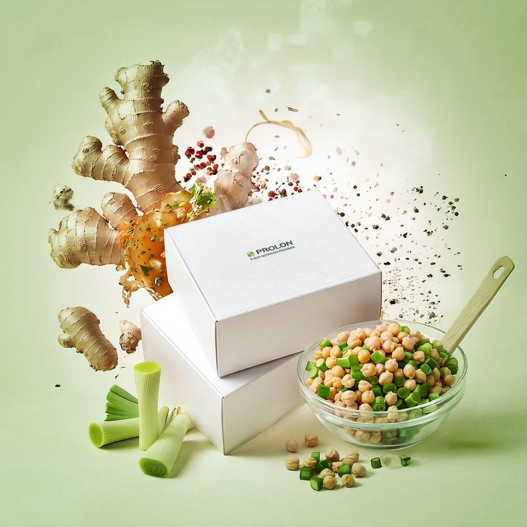Confezione ProLon® Kit Dieta Mima Digiuno 5 giorni con alimenti vegetali made in Italy per benessere metabolico e ringiovanimento cellulare